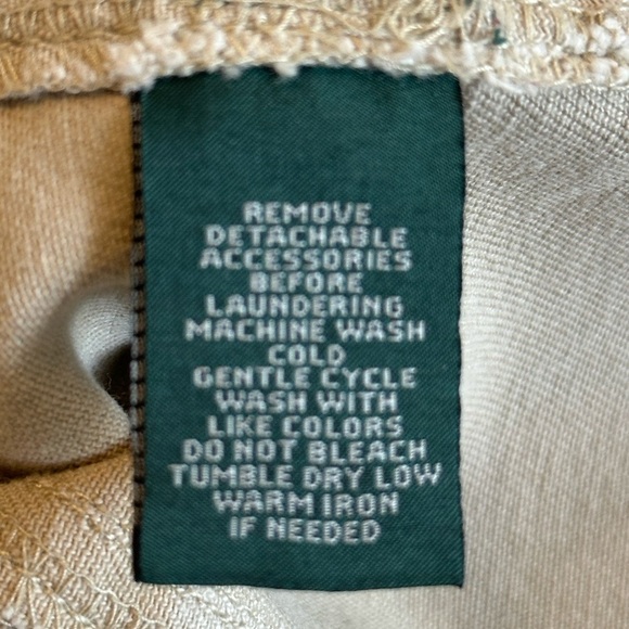 Lauren Ralph Lauren | Zip-Up Utility/Safari Vest with Pockets, Size M - Picture 9 of 9
